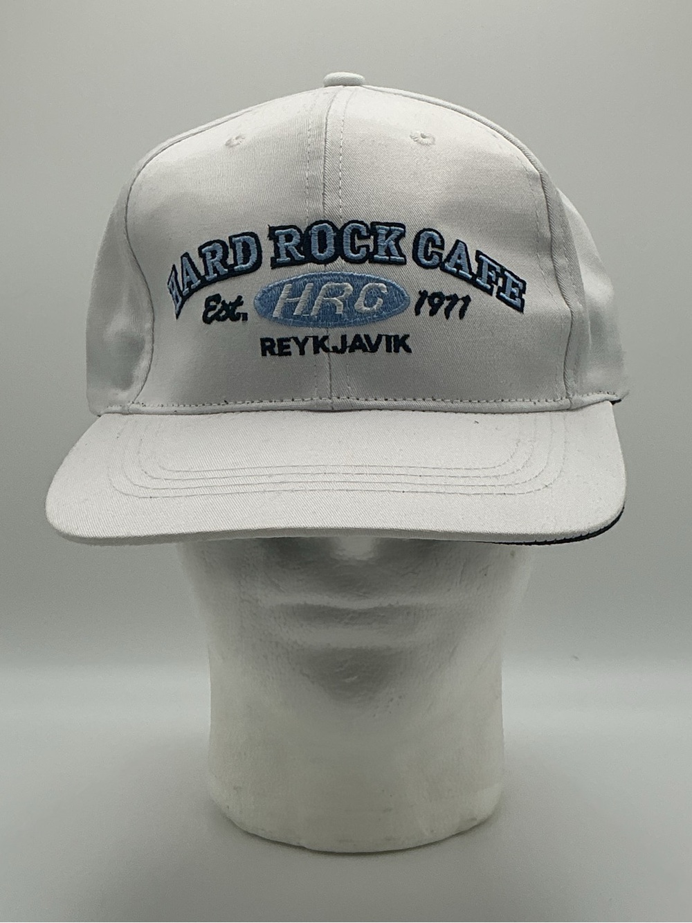 Hard Rock Cafe Cap Reykjavik Adjustable Strapback White Hat